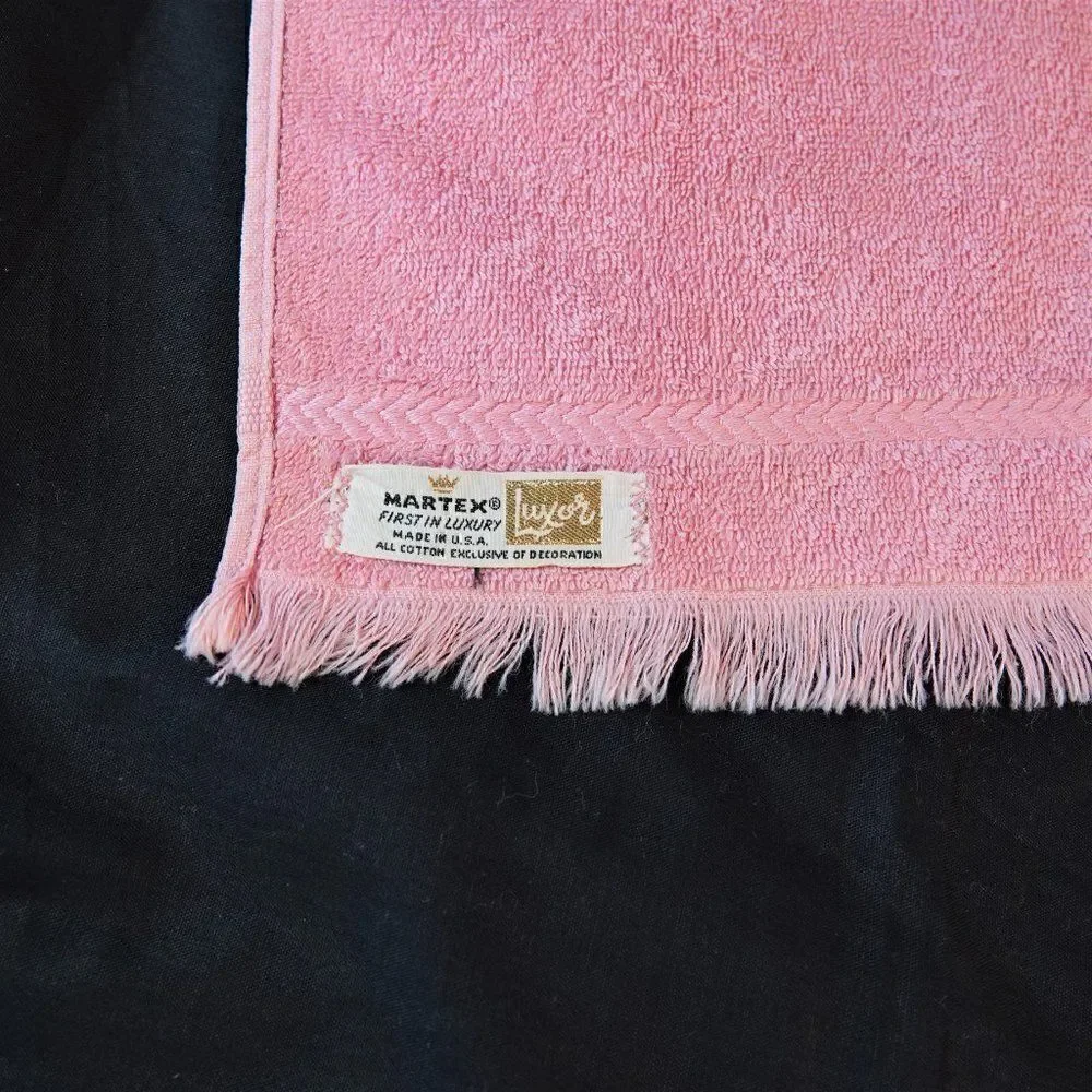 Vintage Martex Luxor Fingertip Hand Towel
